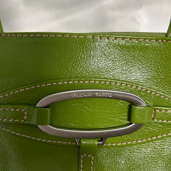 Franco Sarto Green Leather Handbag - Picture 7 of 8
